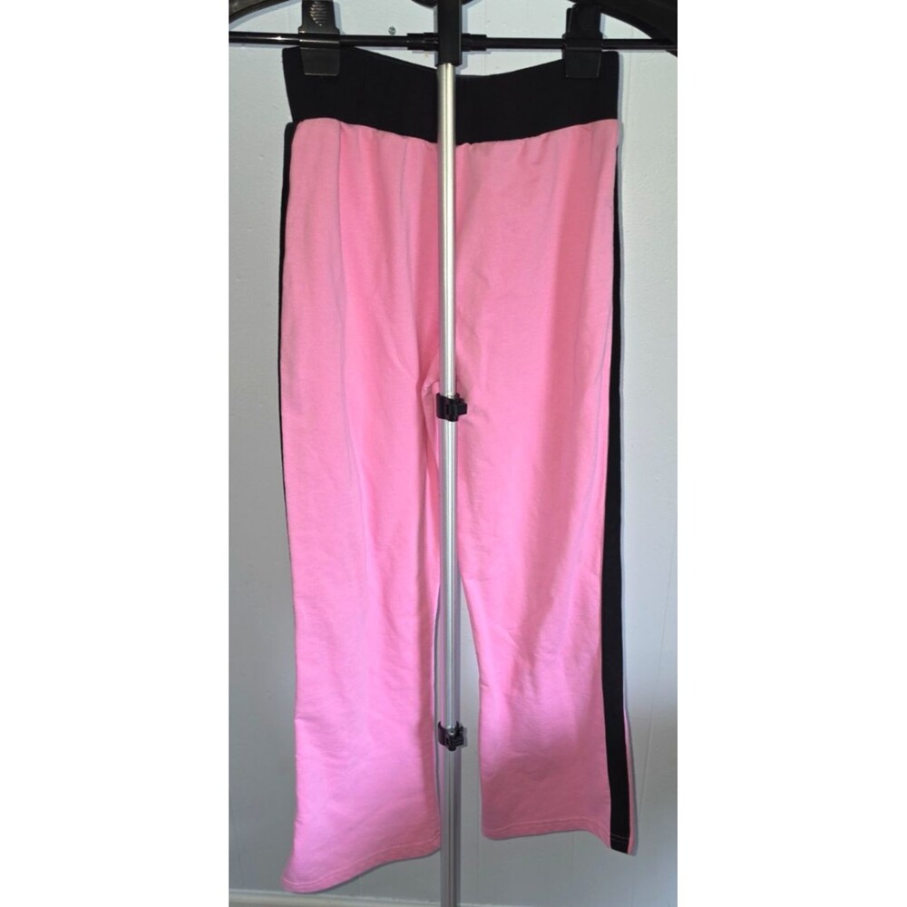 Hellow Kitty Lounge Sweatpants Doll Pink Rhinestones Pockets Girls 10 - Picture 2 of 4